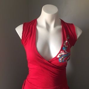 Eckored red top Size state small but fits more like a small/medium